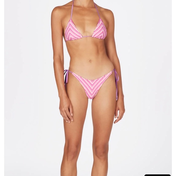 Triangl Swimwear Pink and Purple Bikini - Picture 1 of 8